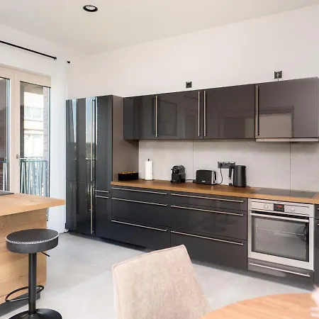 公寓 Promenadenquartier Mit Elbblick, Kueche Und Parken 德累斯顿