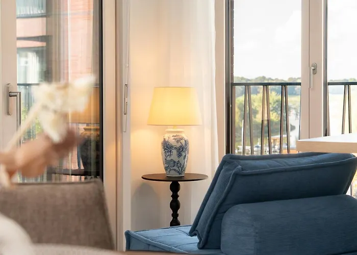 Promenadenquartier Mit Elbblick, Küche Und Parken Apartment